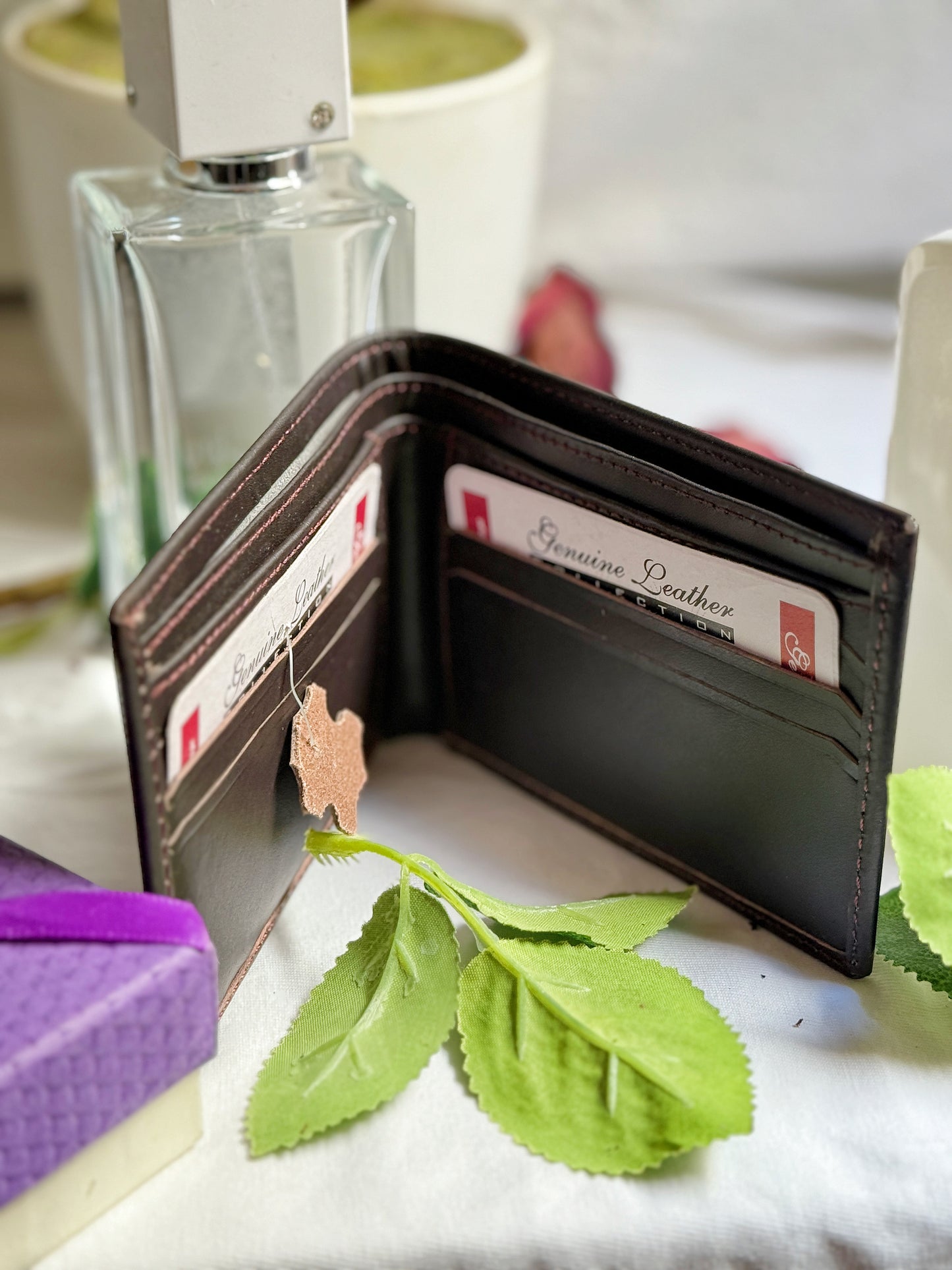 Black Mini Leather wallet